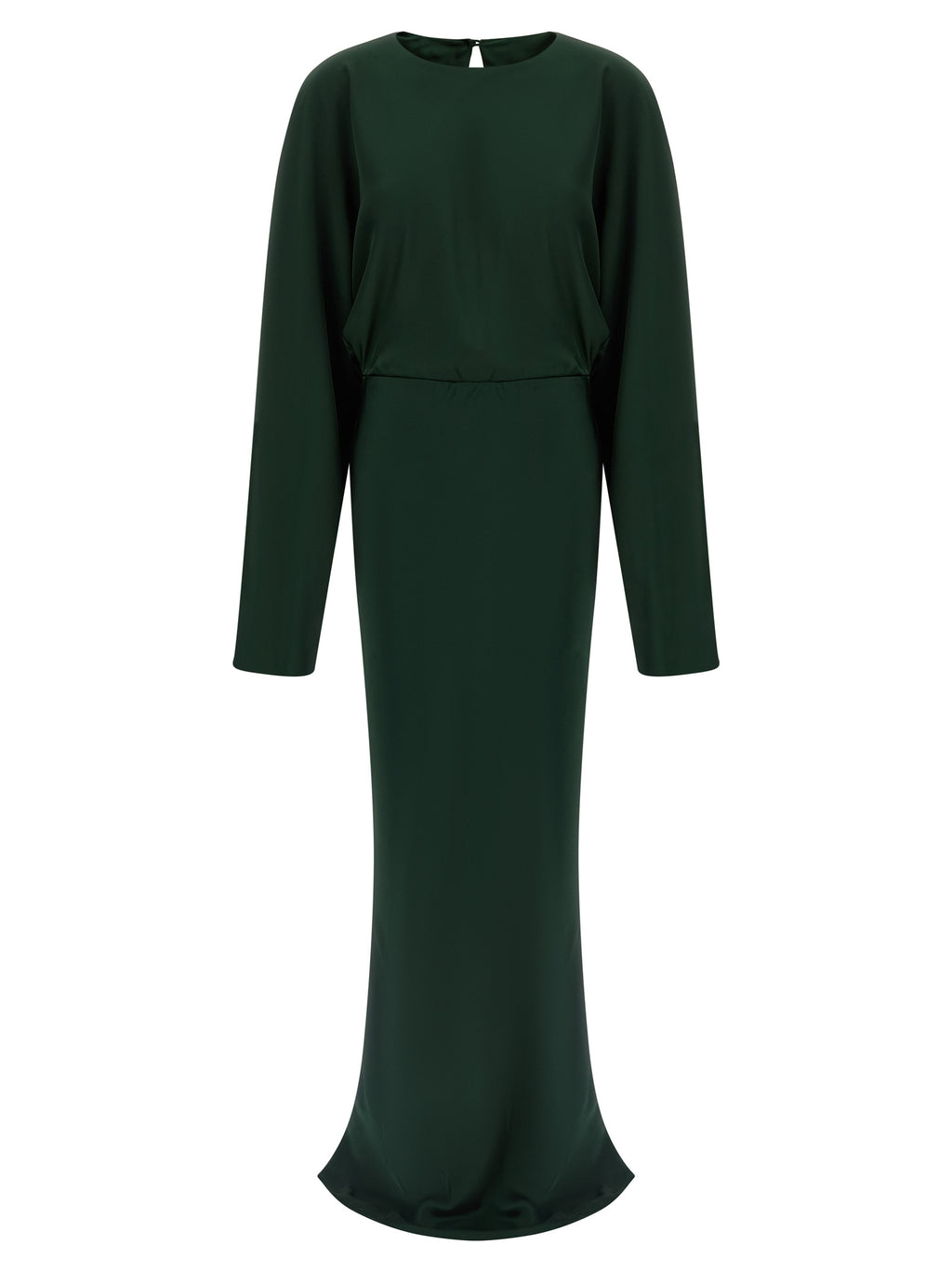 Bicolor Polyester Long Dress