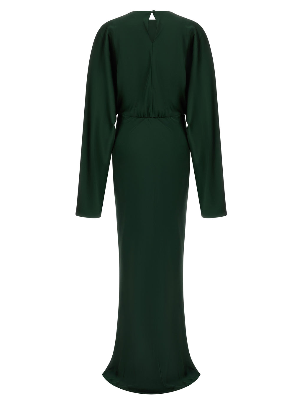 Bicolor Polyester Long Dress