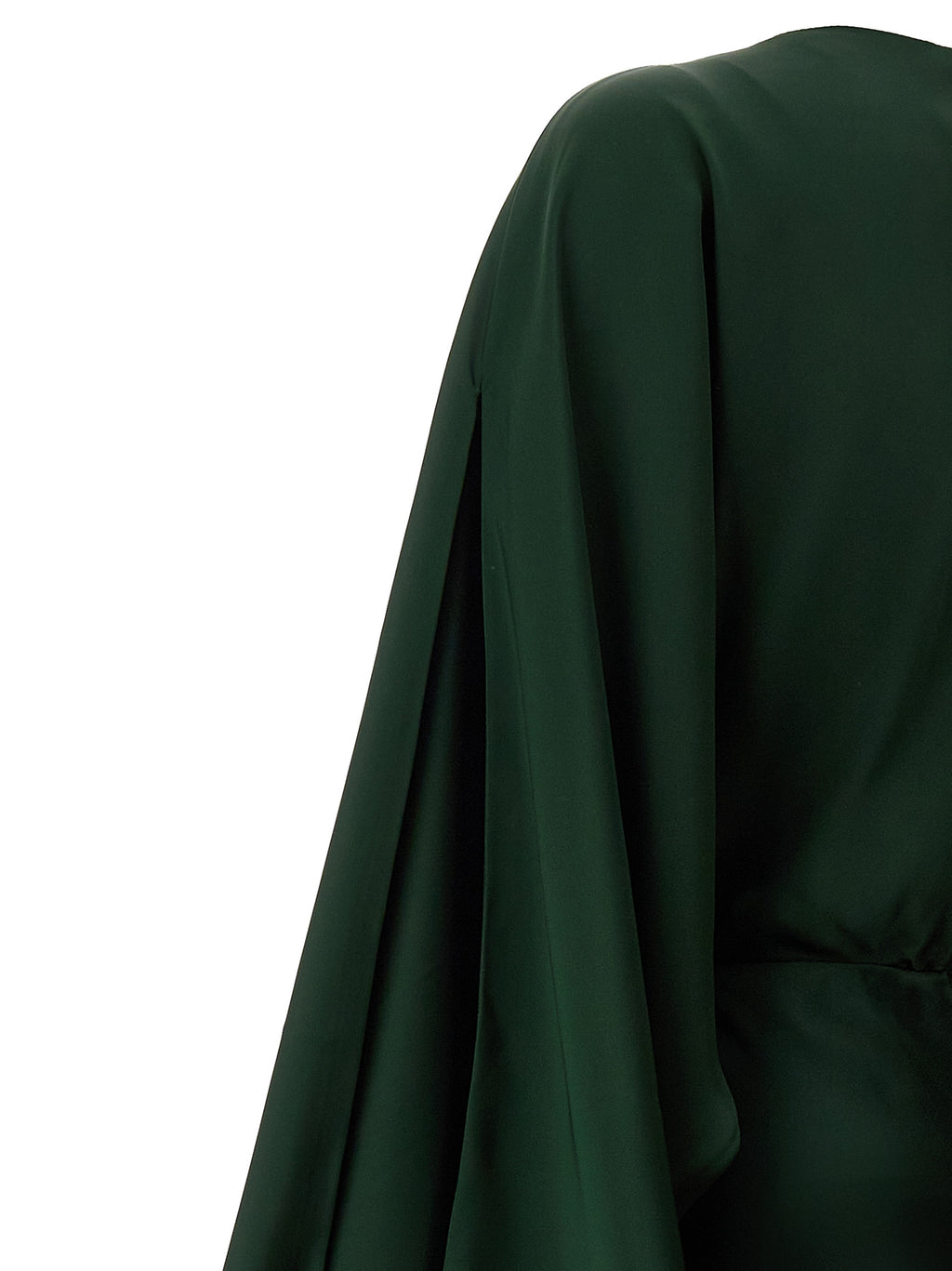 Bicolor Polyester Long Dress