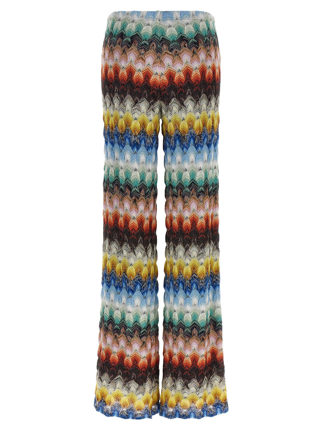 Multicolor Viscose Casual Pants