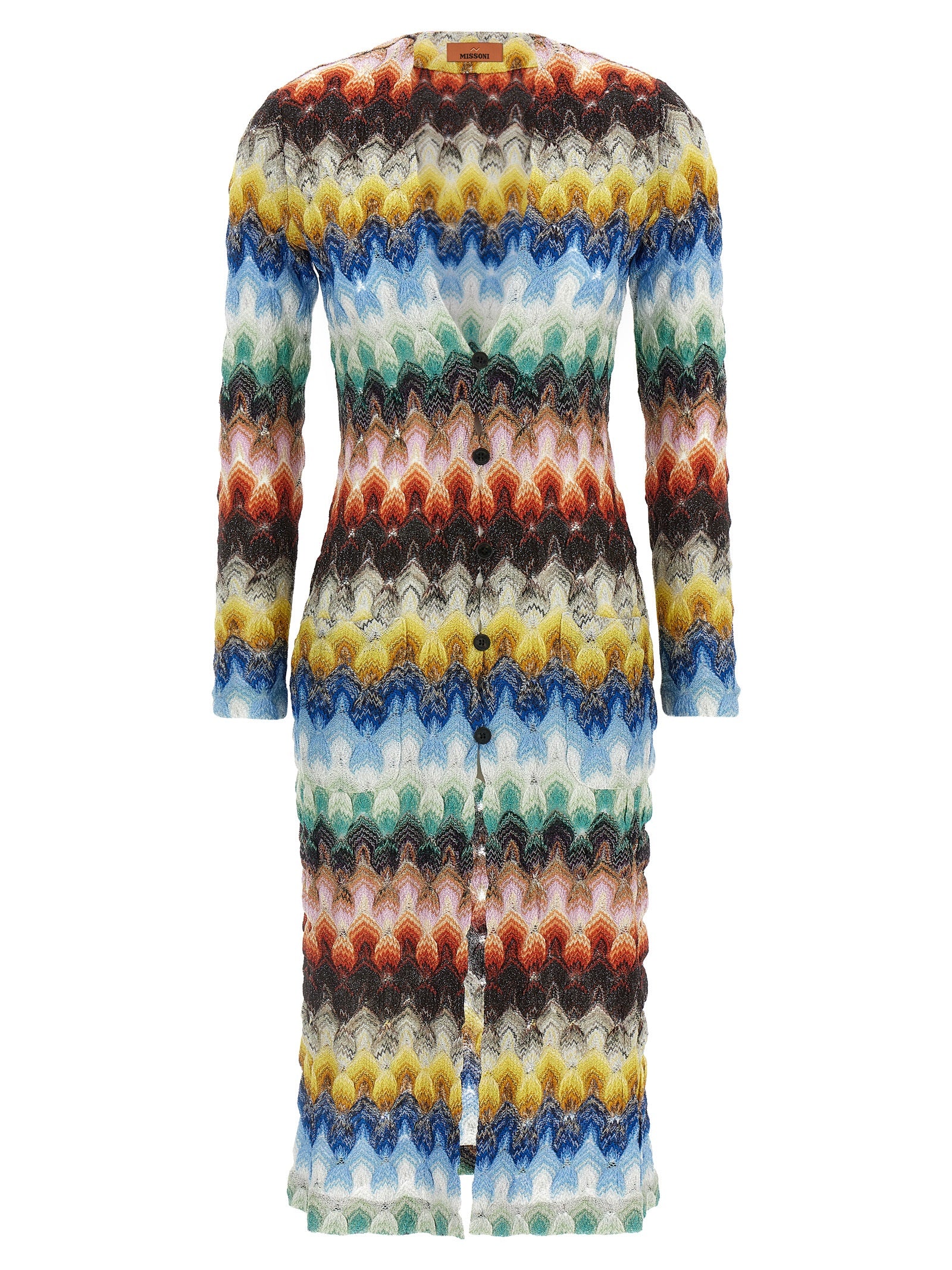 Multicolor Viscose Cardigan