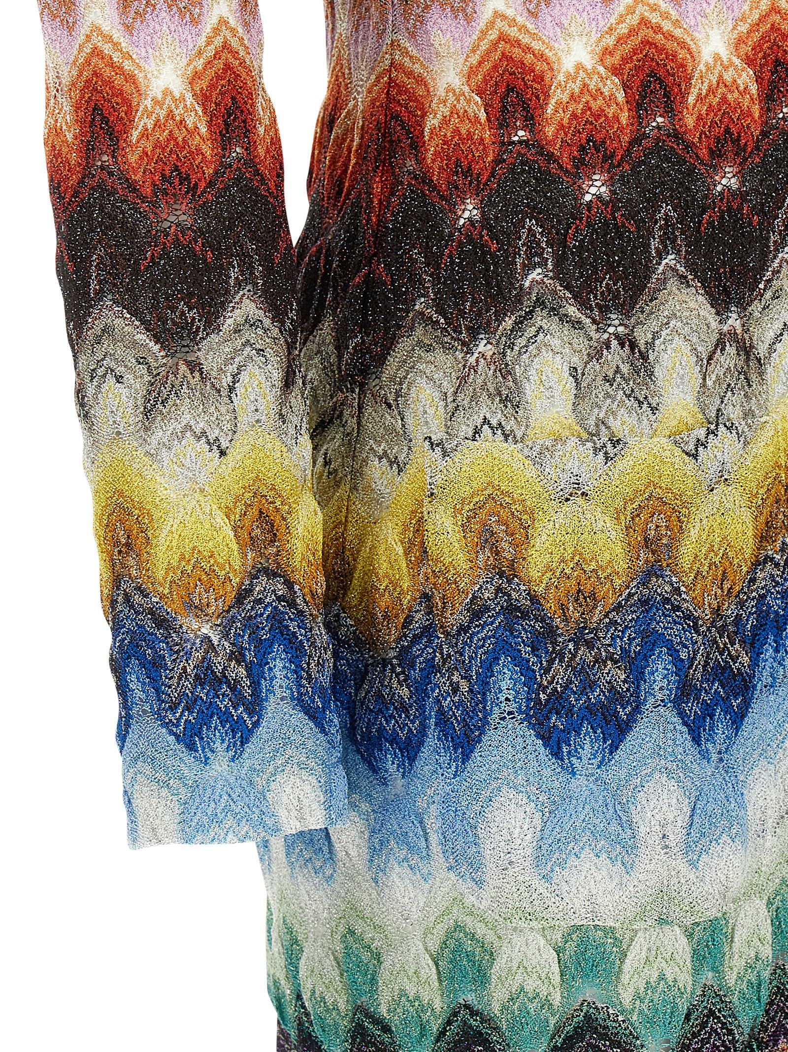 Multicolor Viscose Cardigan