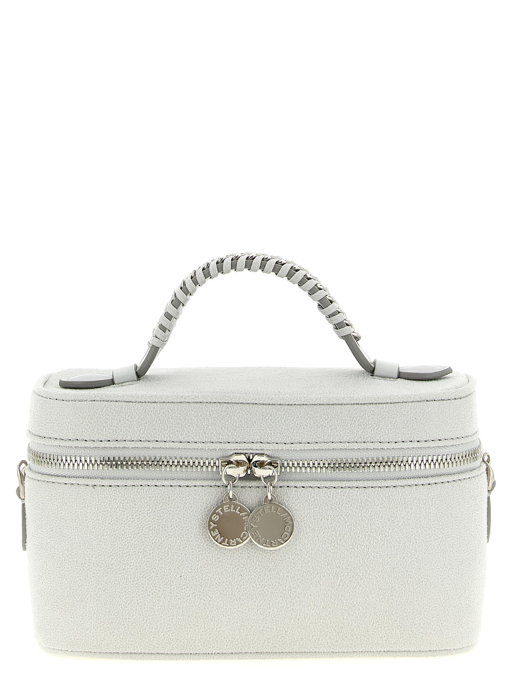 Gray Polyester Crossbody Bag