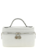 Gray Polyester Crossbody Bag