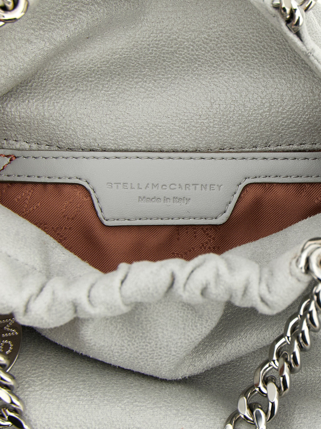 Gray Polyester Handbag