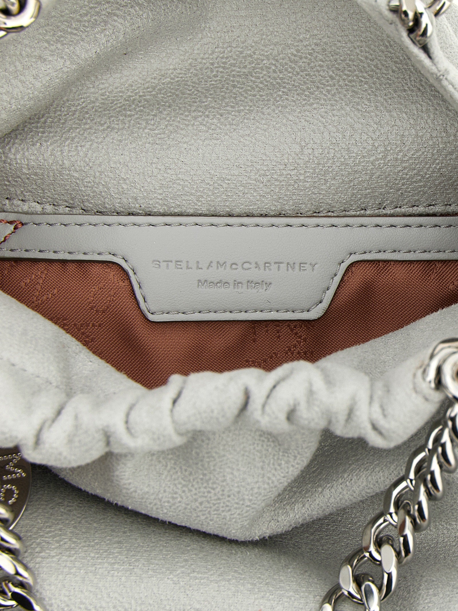 Gray Polyester Handbag