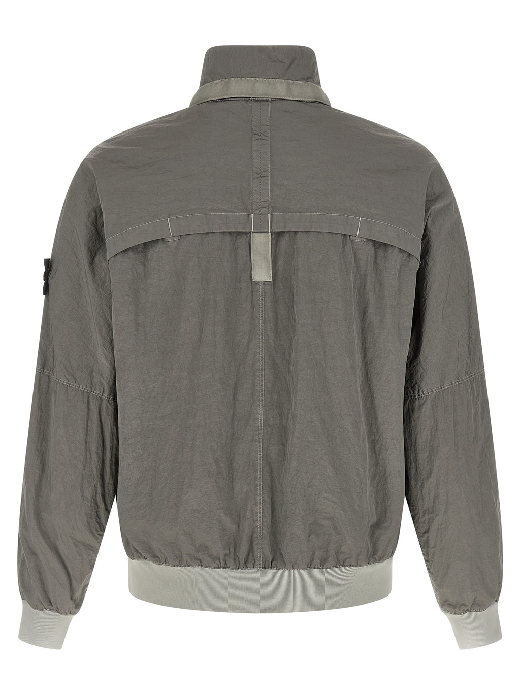 Gray Polyamide Bomber