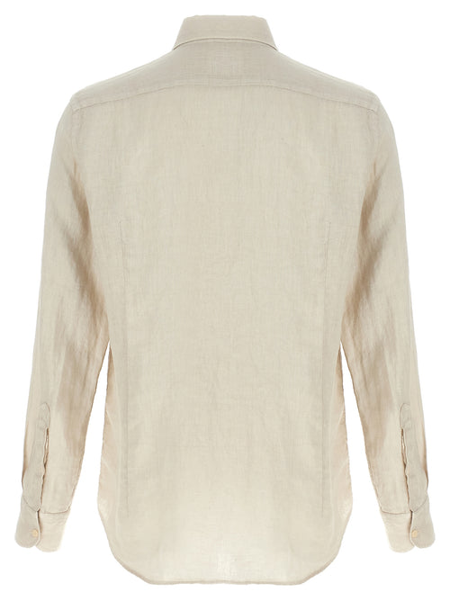 Beige Linen Blouse
