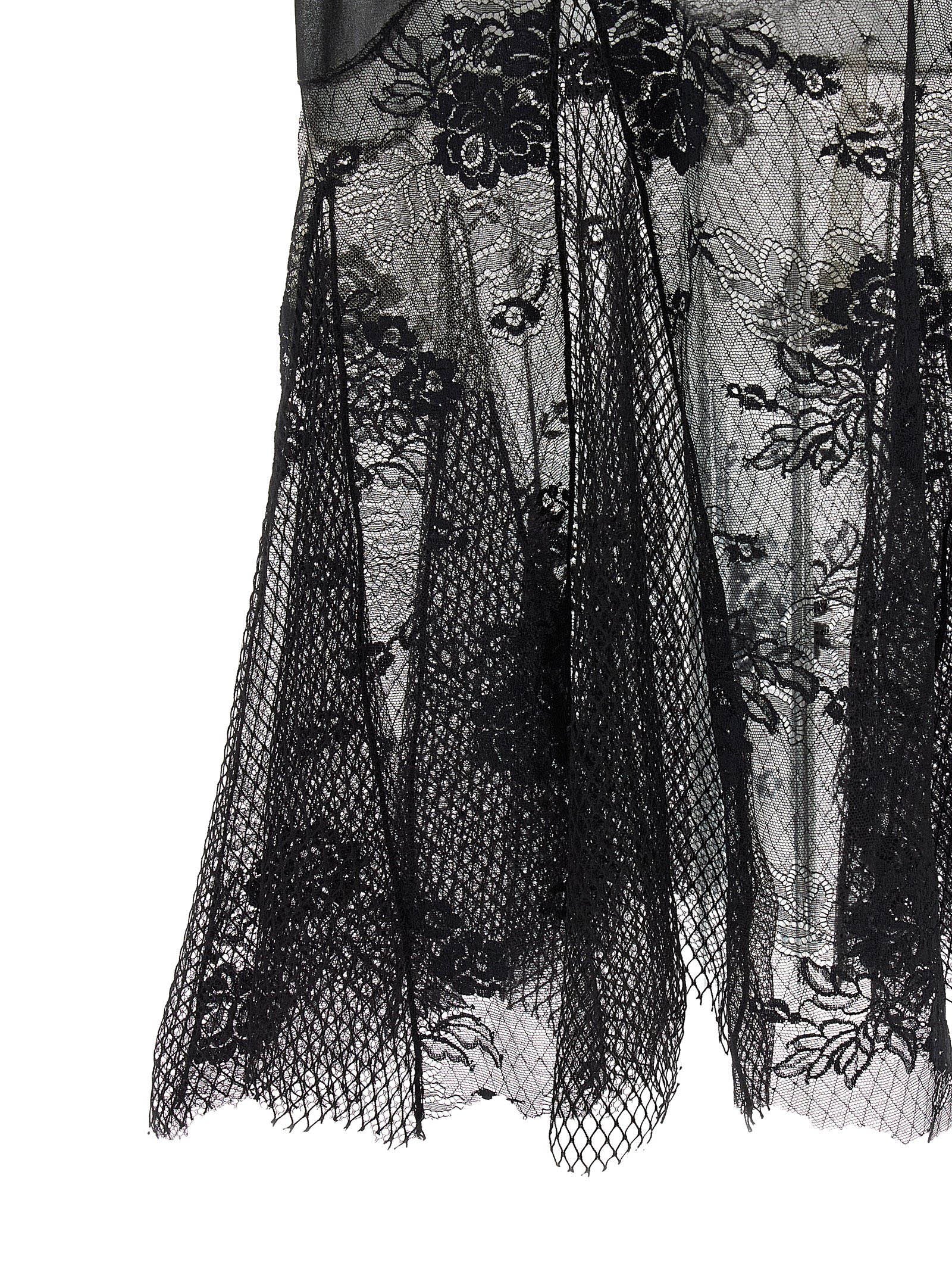 Black Cotton Midi Dress
