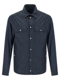 Blue Polyamide Blouse