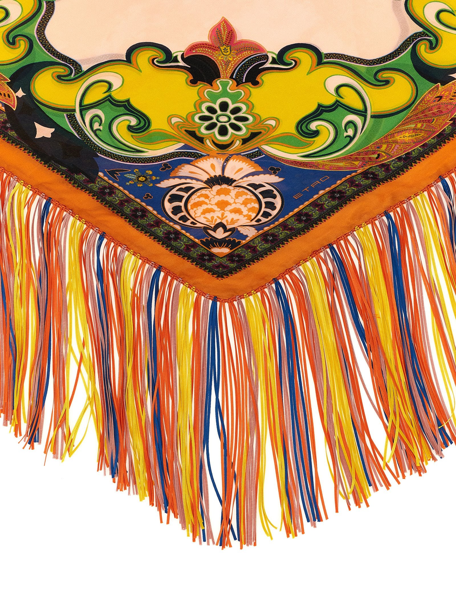 Multicolor Silk Foulard