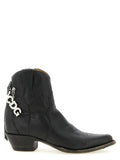 Black Cowhide Chelsea Boots