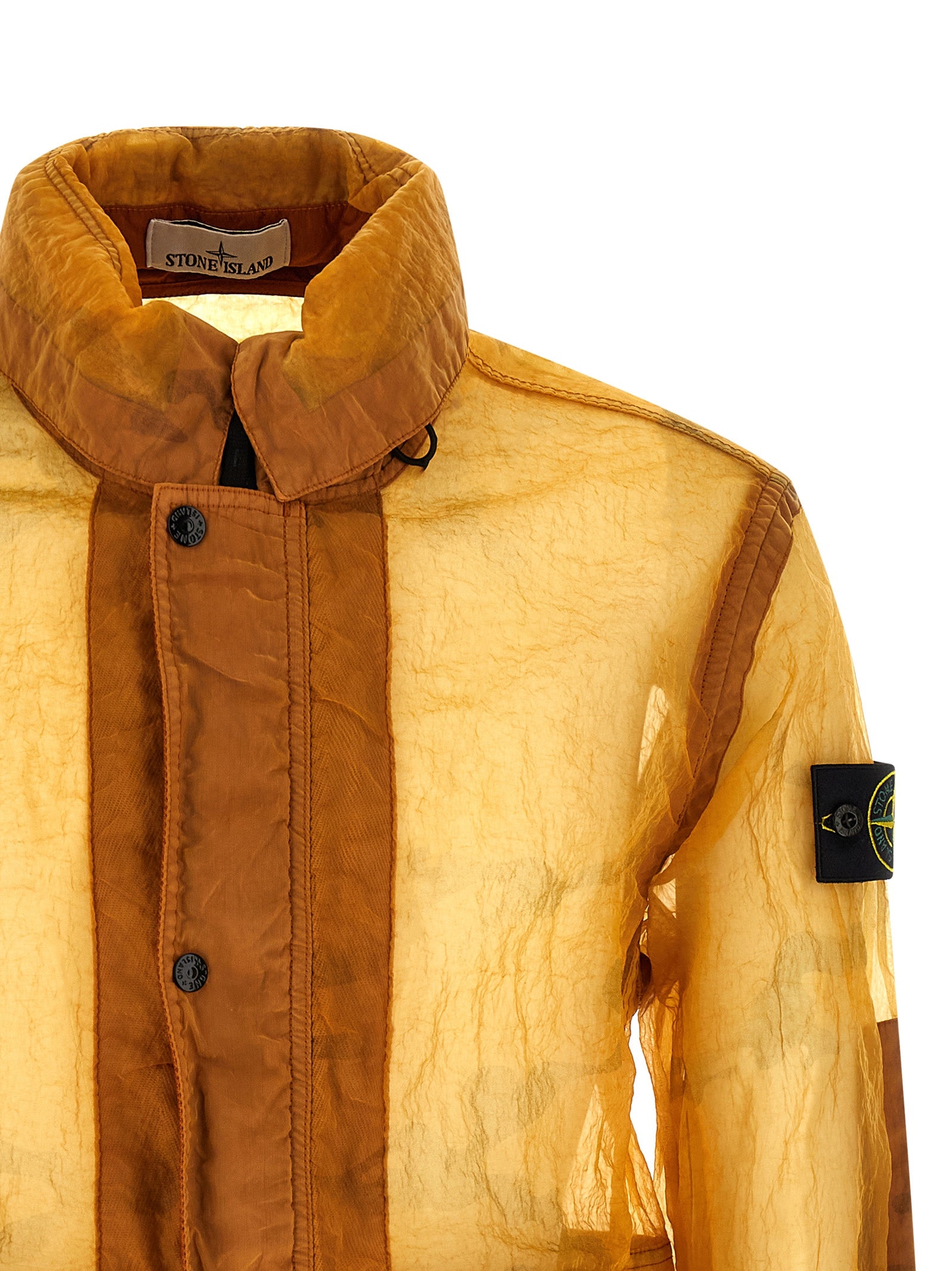 Orange Polyamide Shell Jacket
