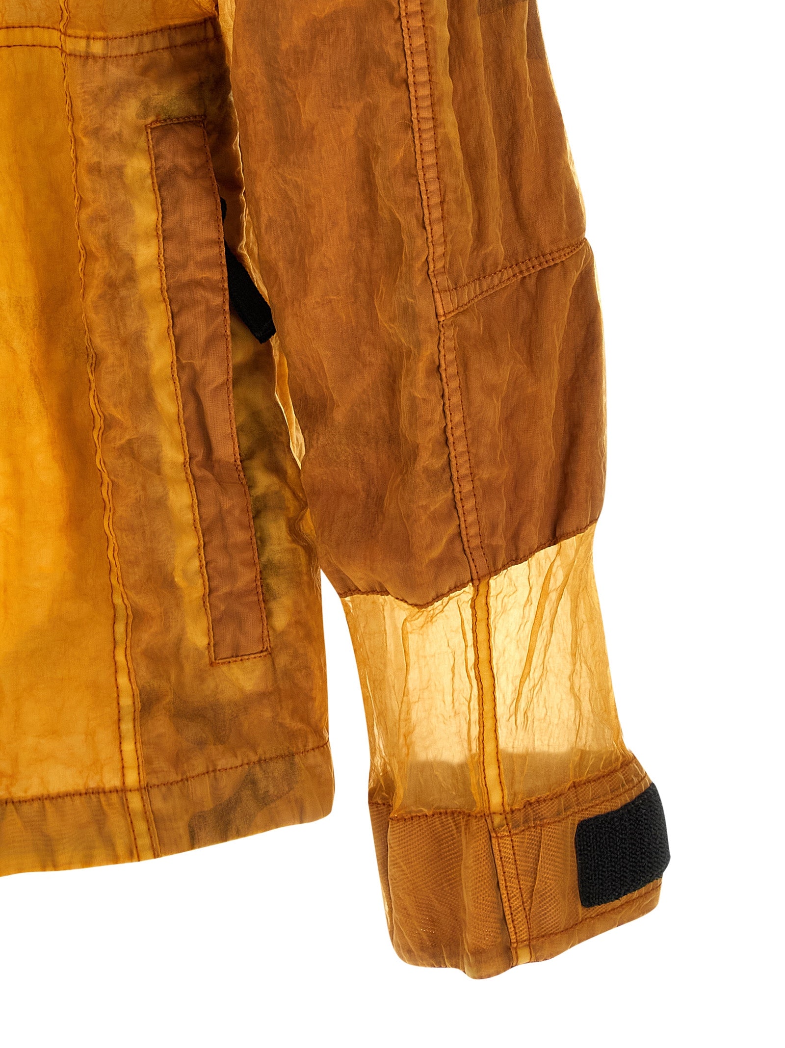 Orange Polyamide Shell Jacket