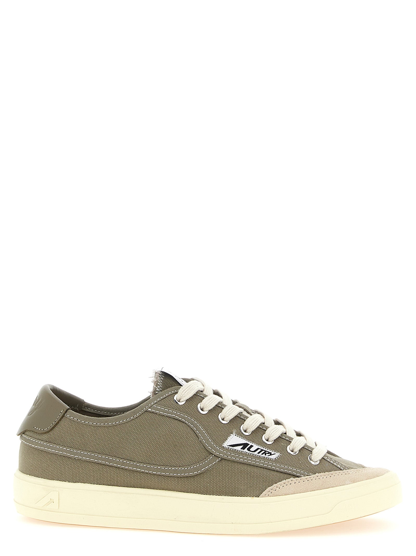 Bicolor Canvas Low Top Sneakers