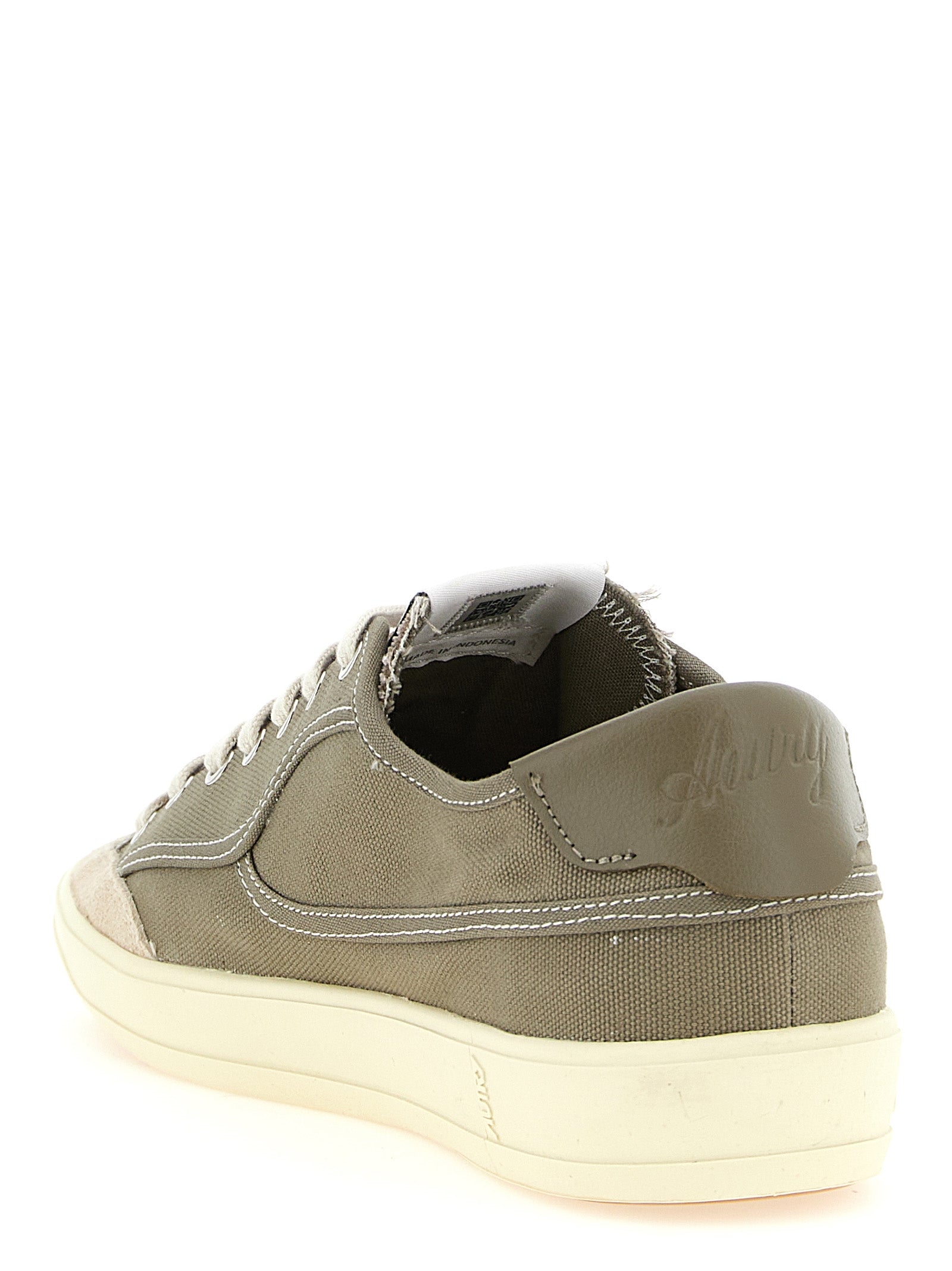 Bicolor Canvas Low Top Sneakers