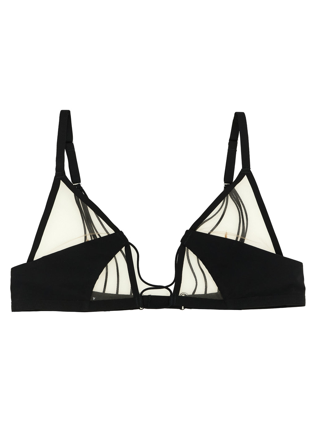 Black Nylon Bra