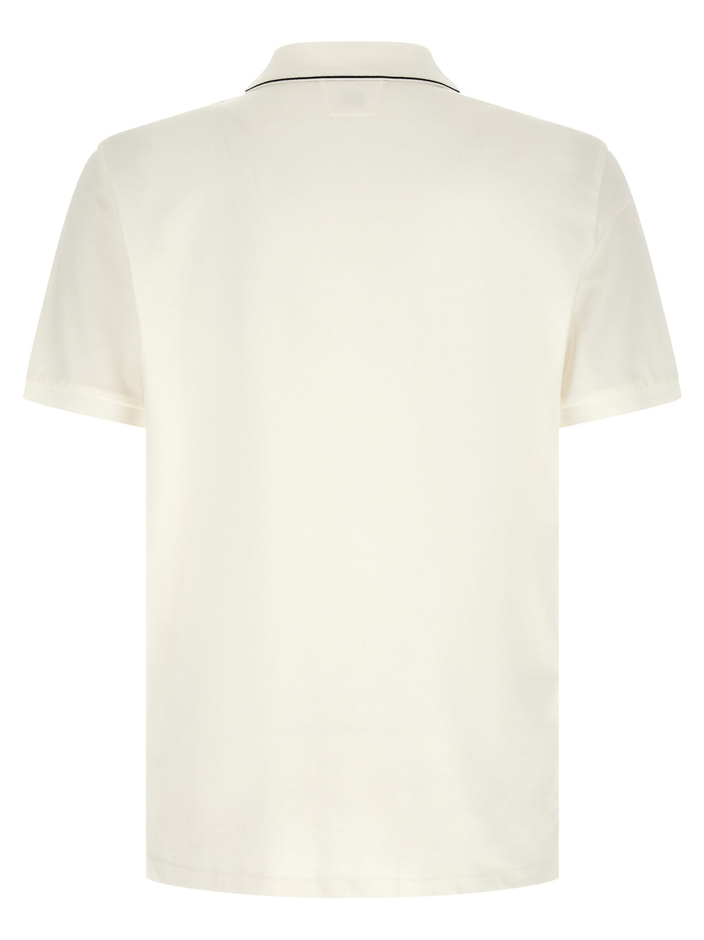 White Cotton Polo Shirt