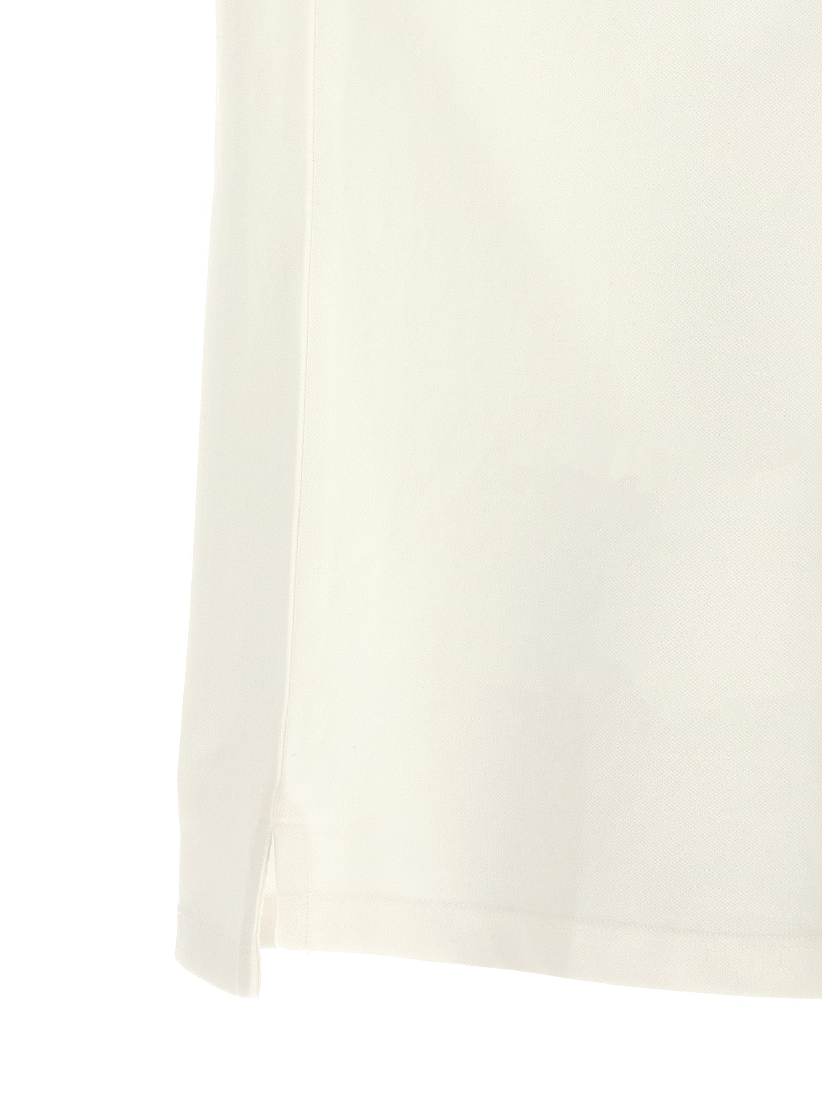 White Cotton Polo Shirt