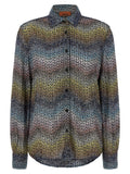 Multicolor Viscose Blouse