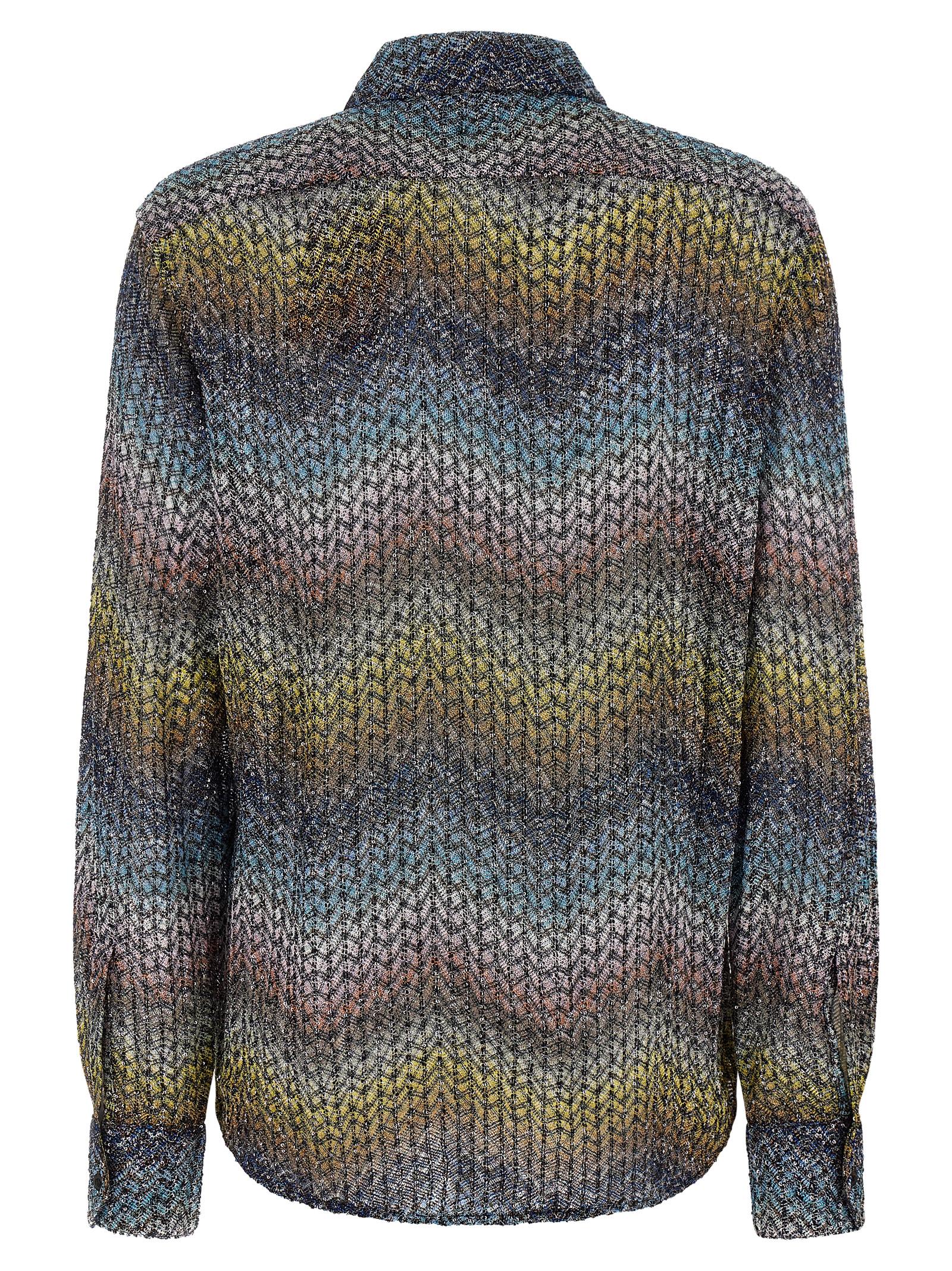 Multicolor Viscose Blouse