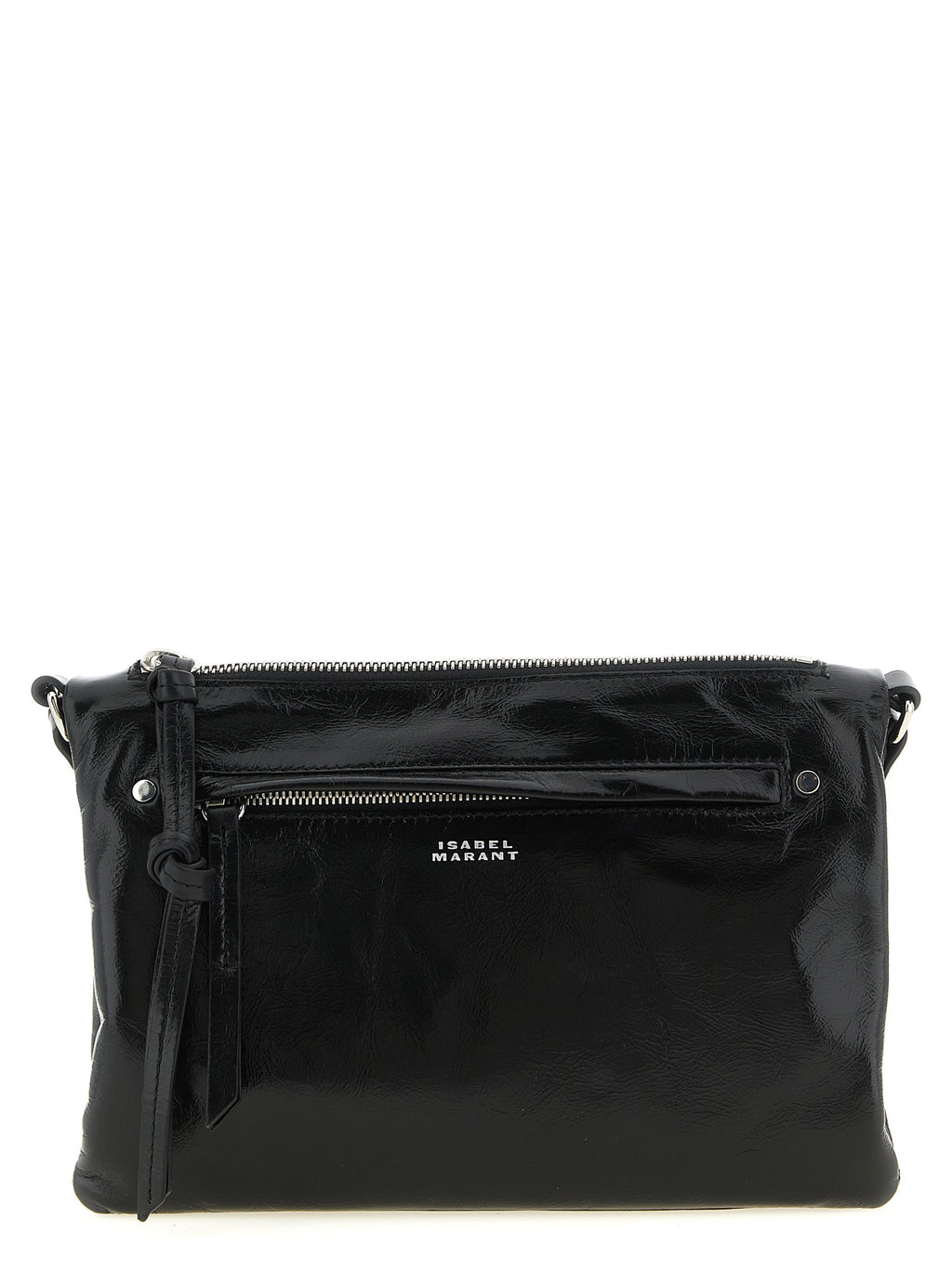 Black Calfskin Crossbody Bag
