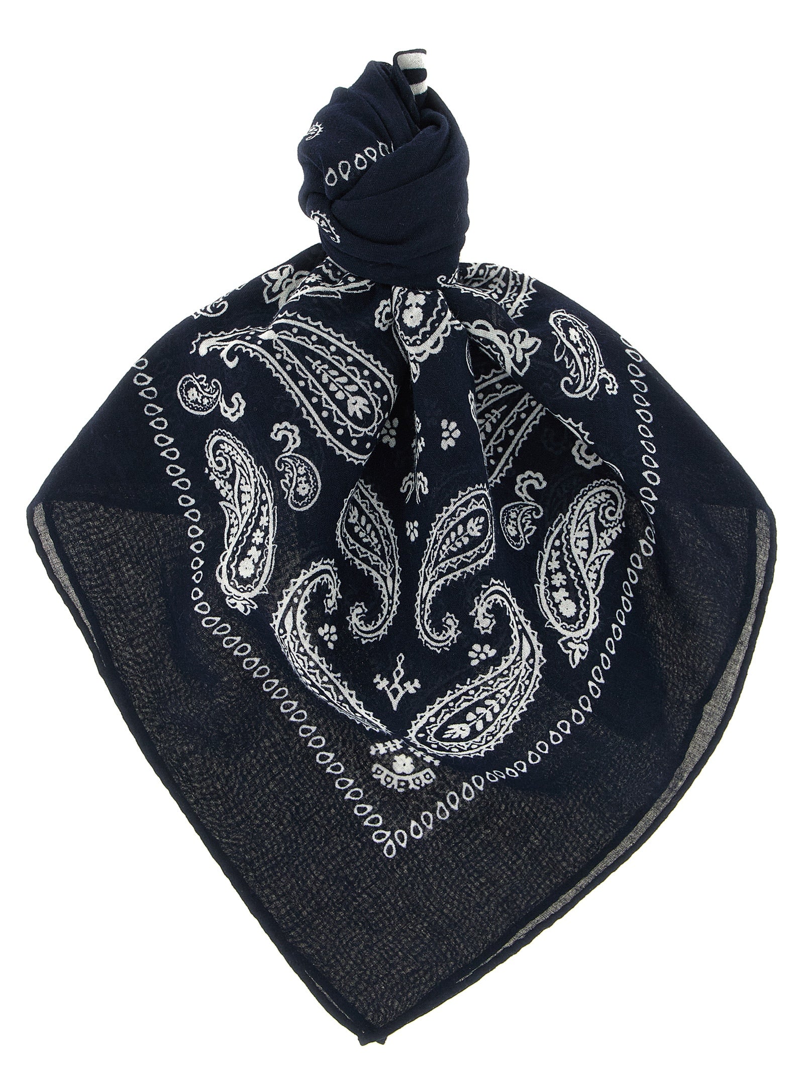 Blue Cotton Foulard