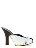 Bicolor Calfskin High Heel Pumps
