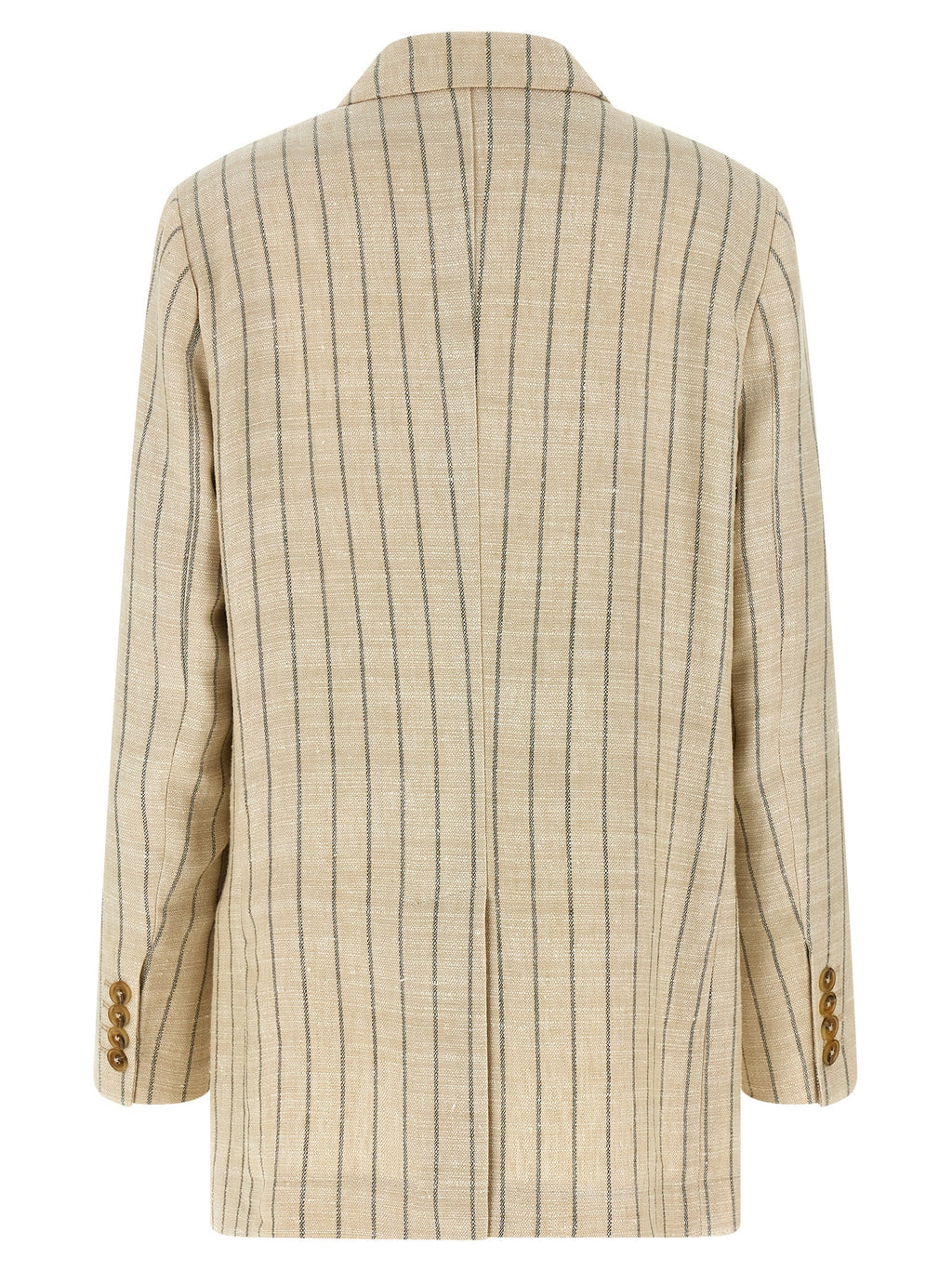Beige Cotton Blazer