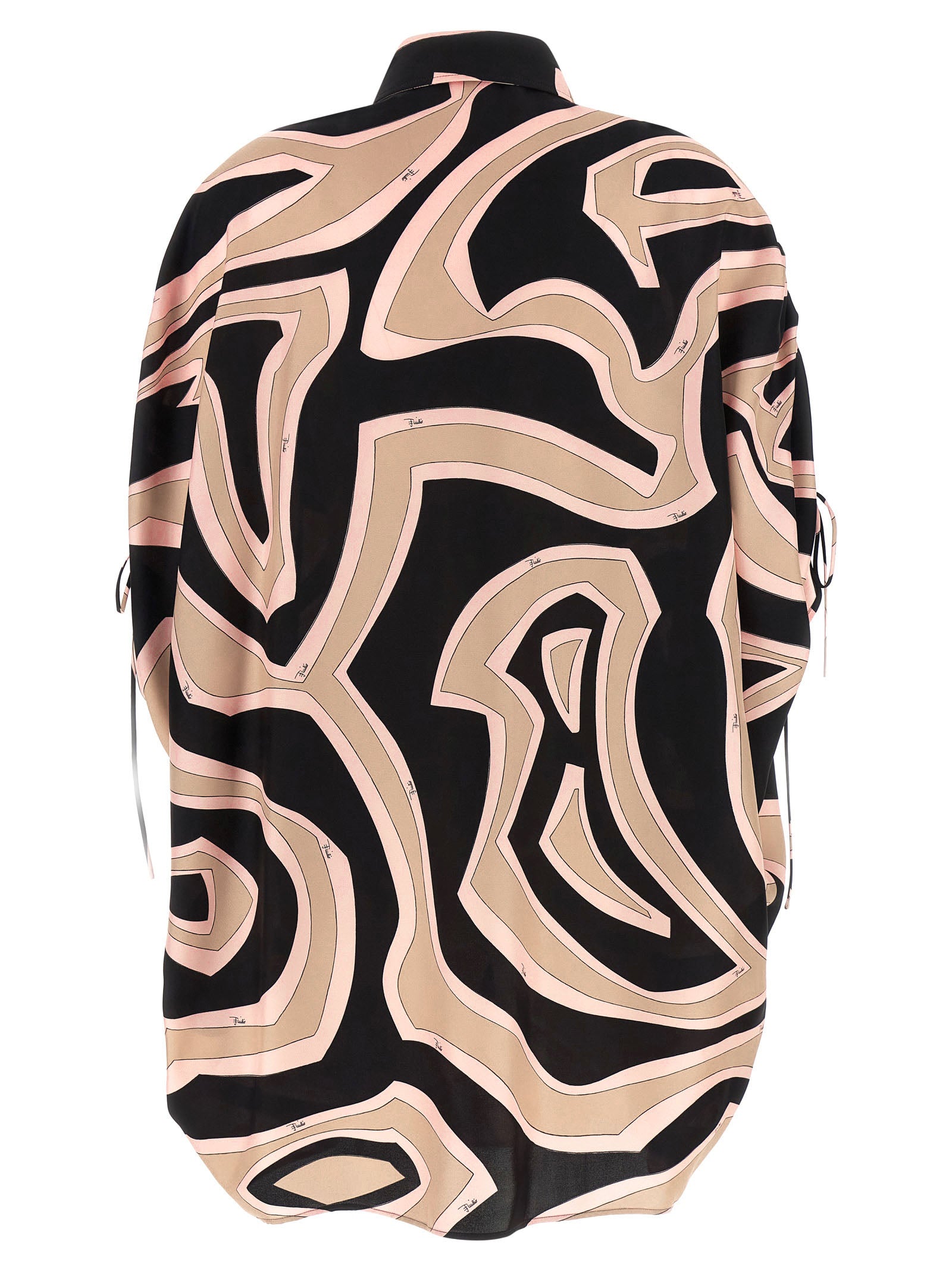 Multicolor Silk Short Dress