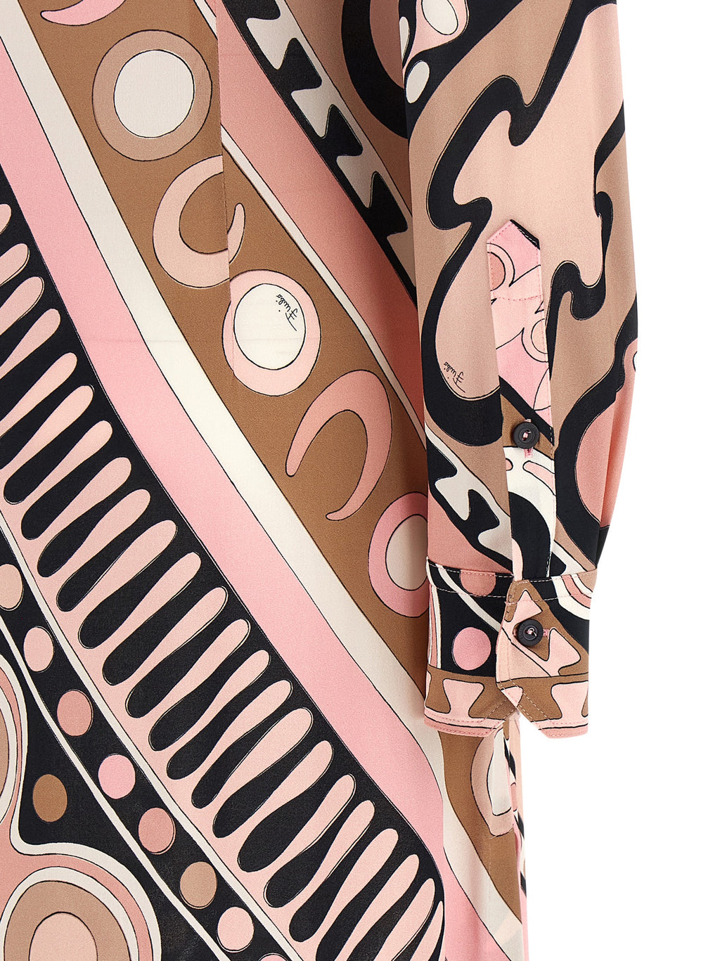 Multicolor Viscose Long Dress