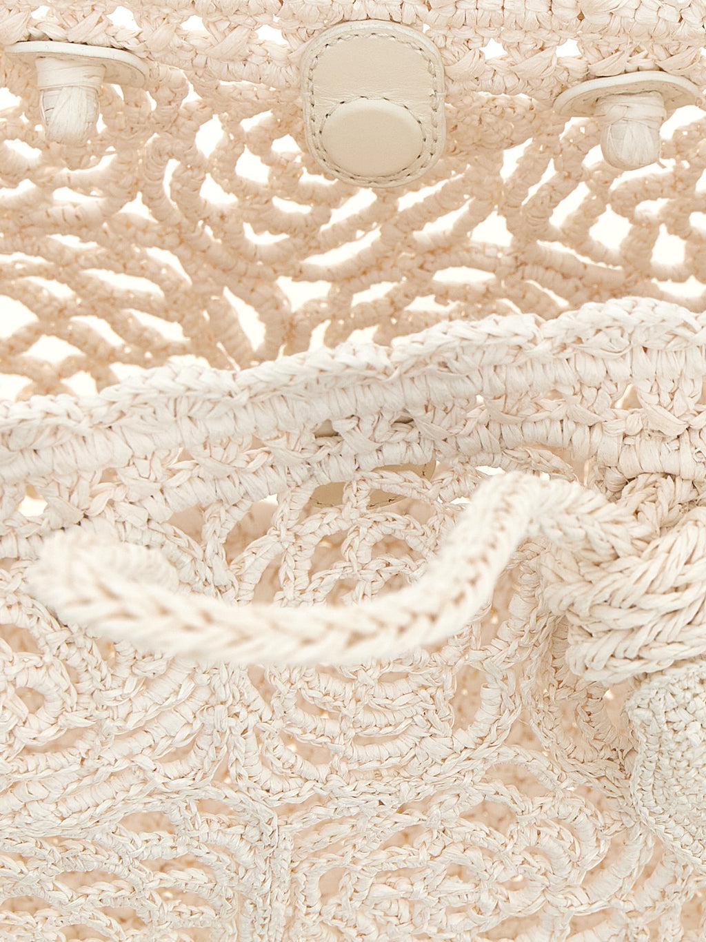 White Polyamide Handbag