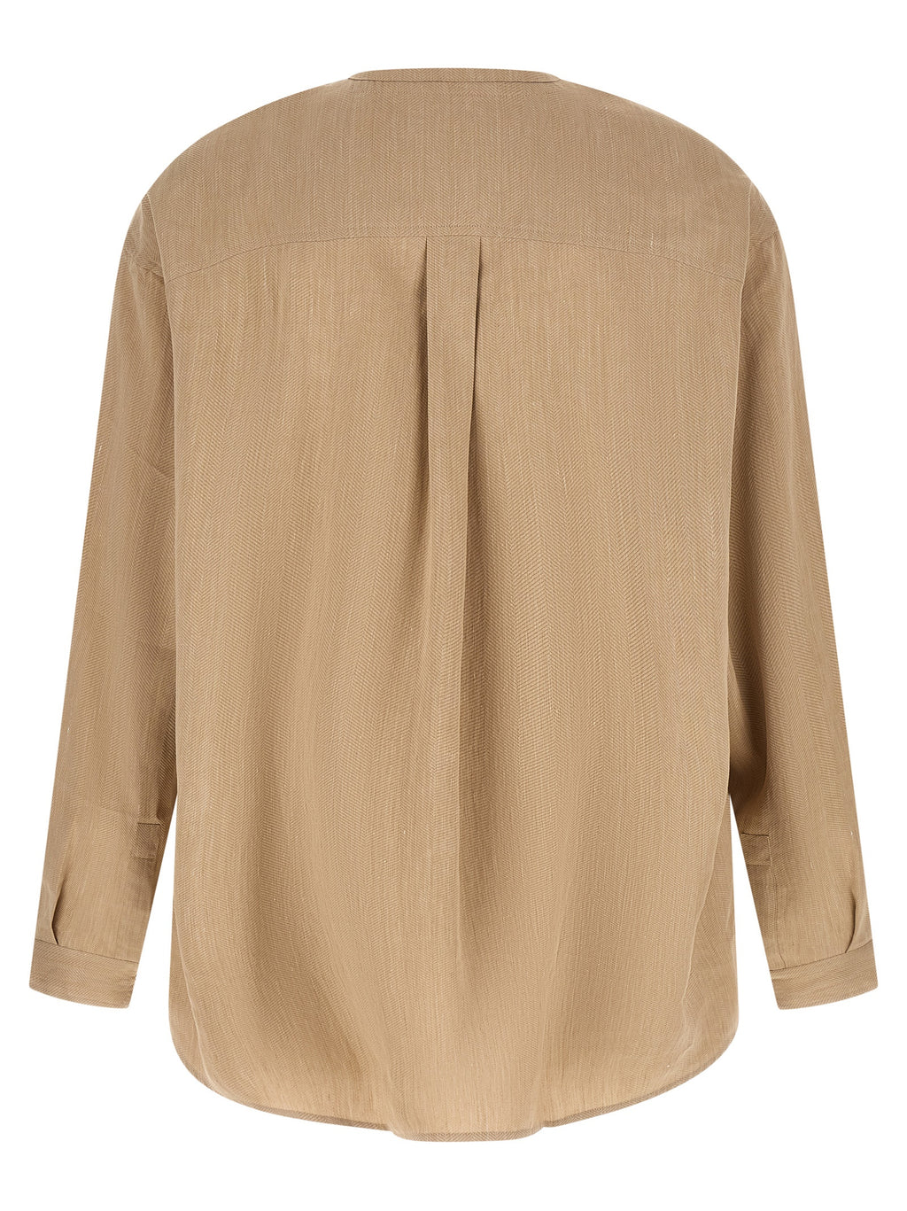 Beige Linen Blouse