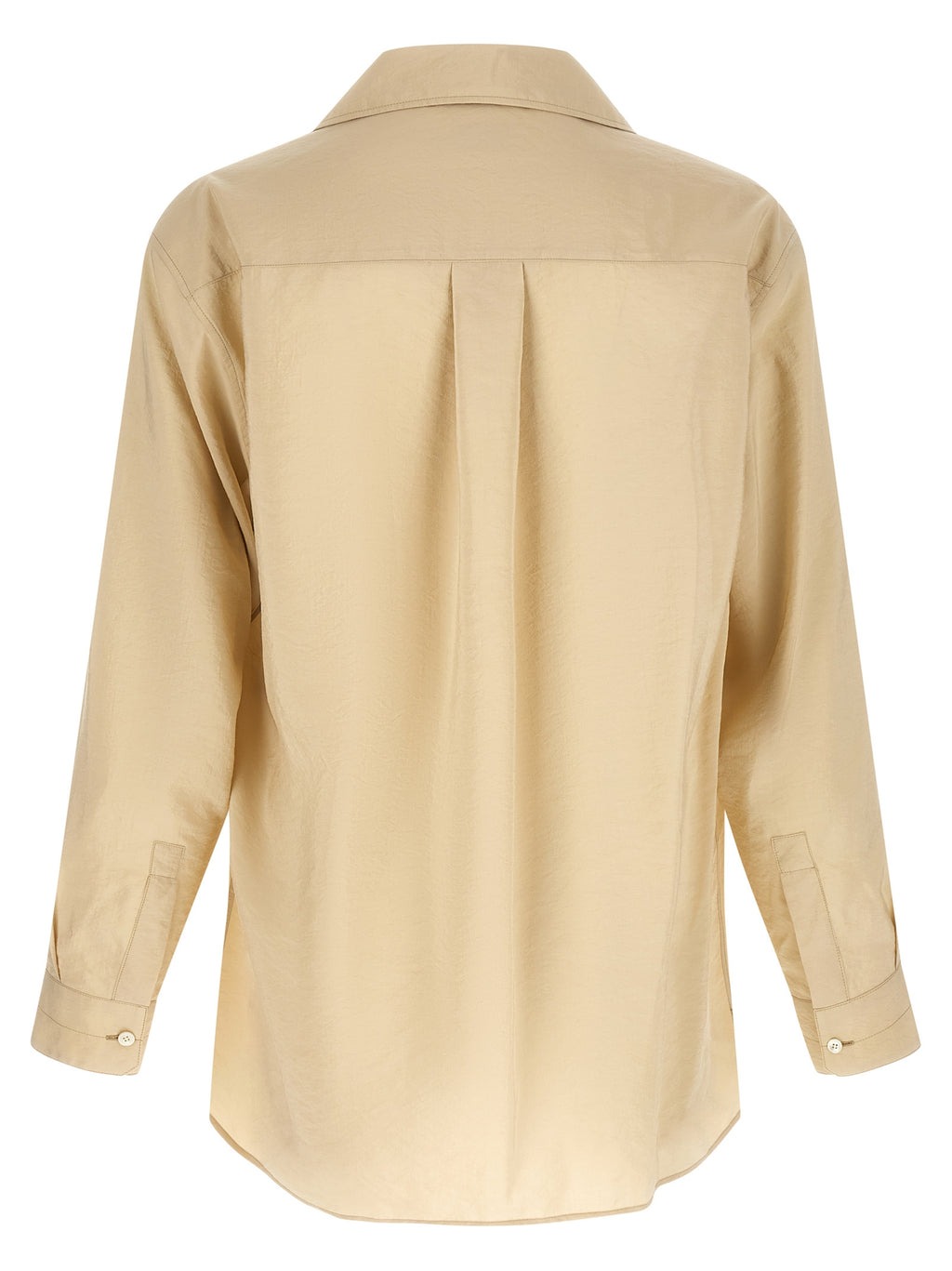 Beige Silk Blouse