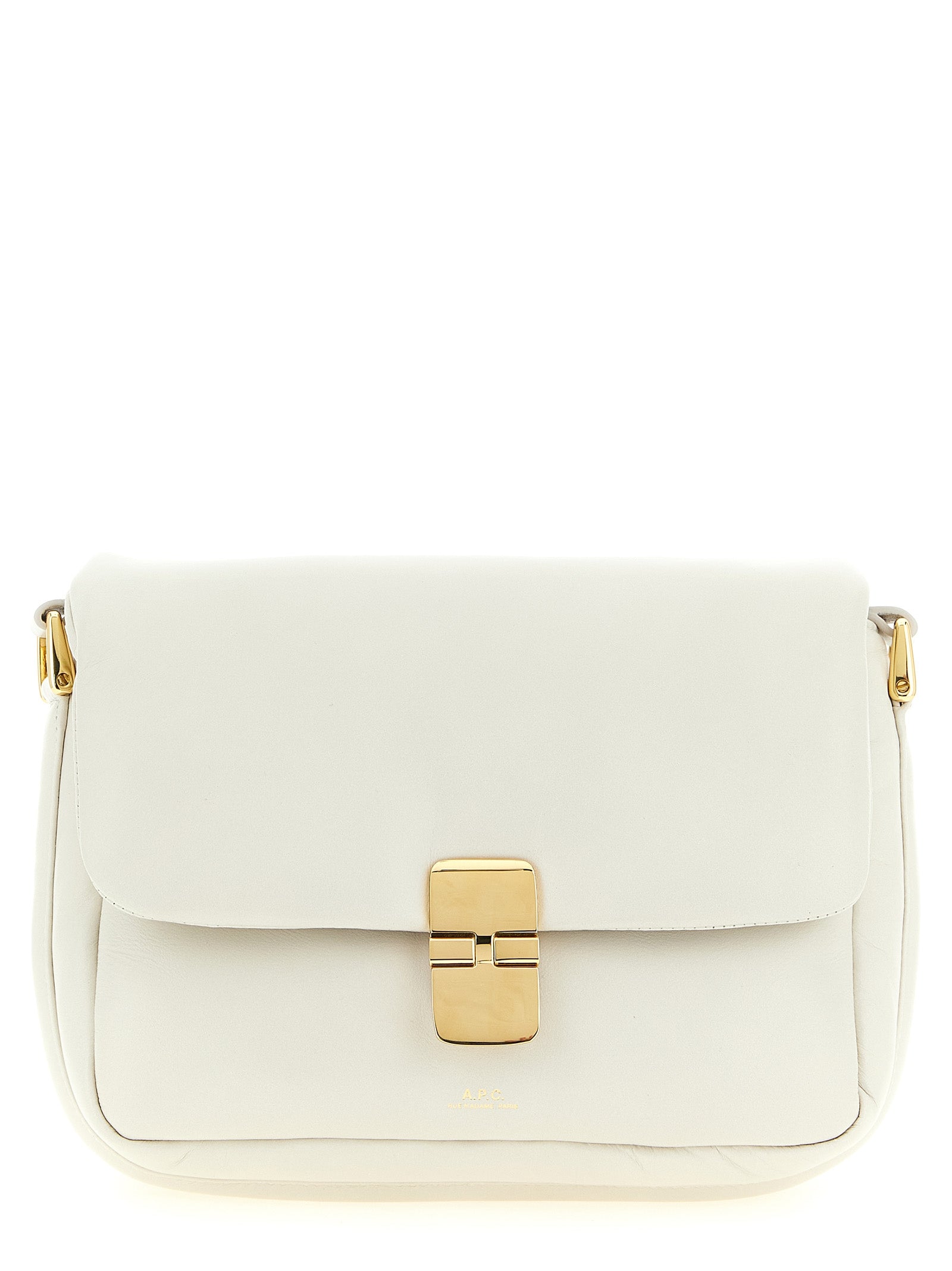 White Cowhide Crossbody Bag