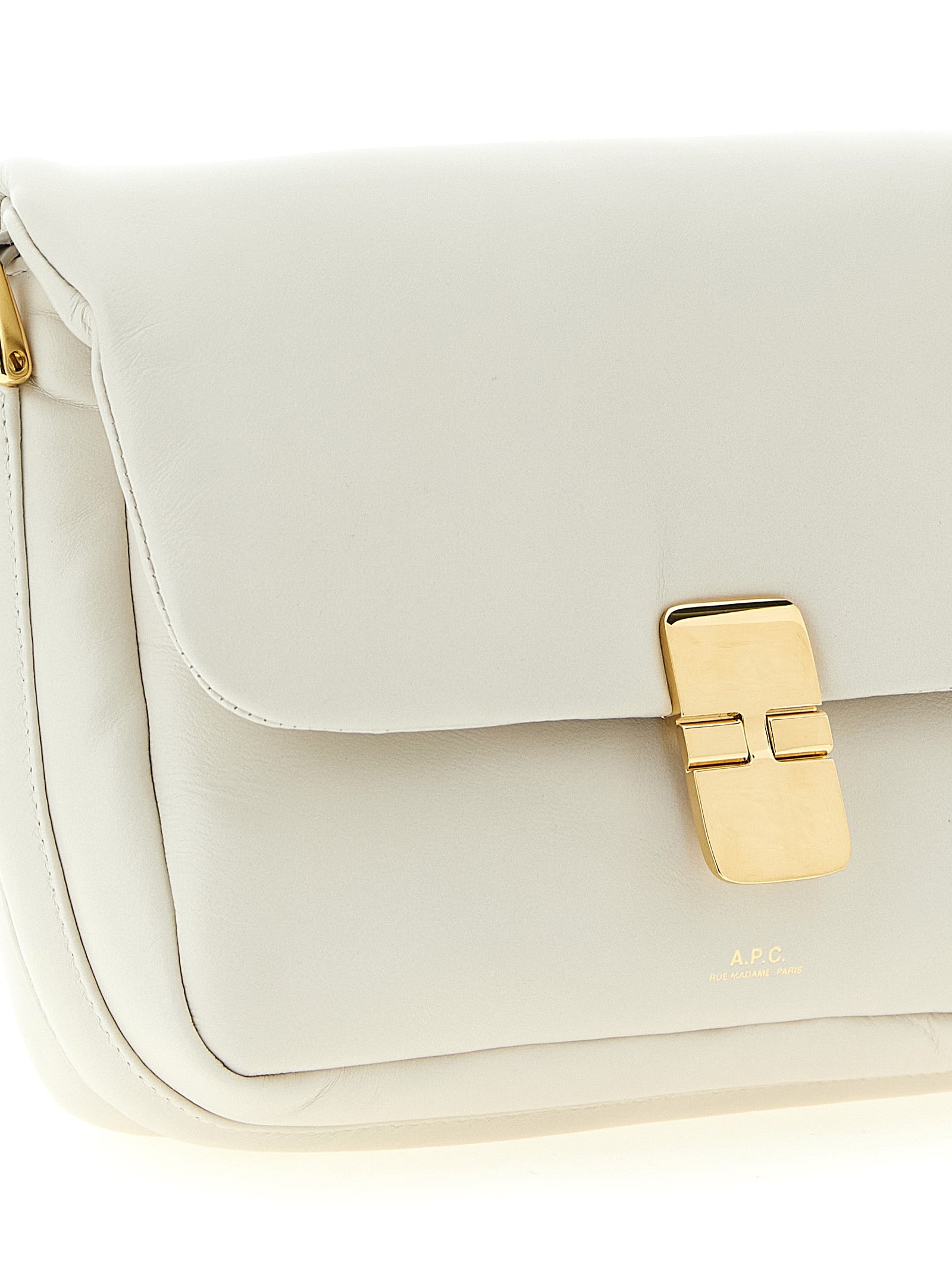 White Cowhide Crossbody Bag