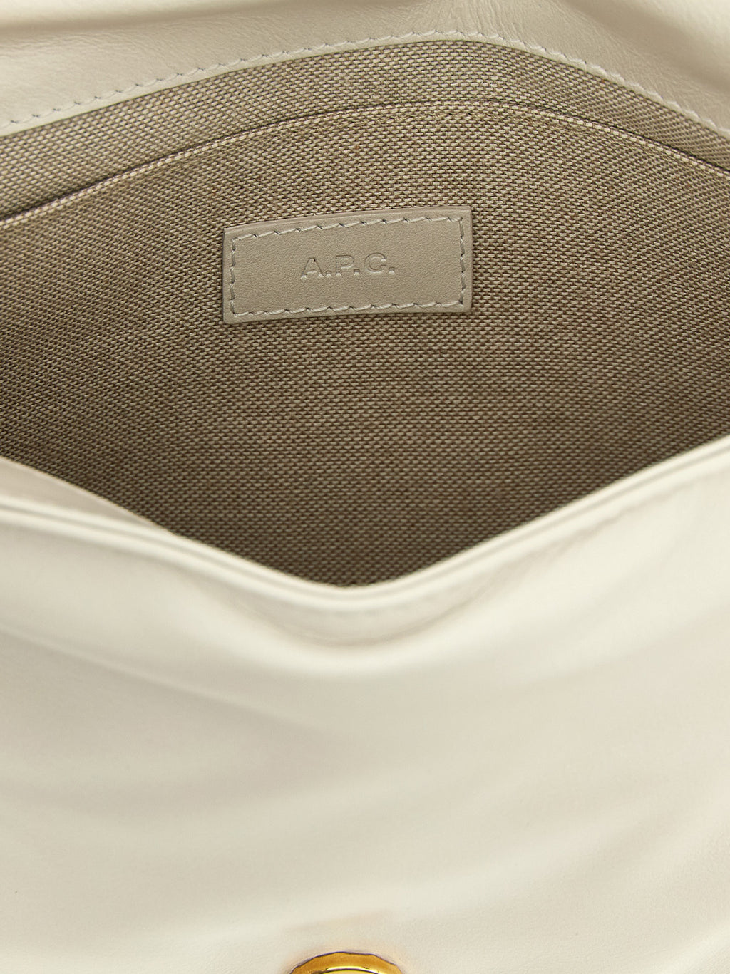 White Cowhide Crossbody Bag