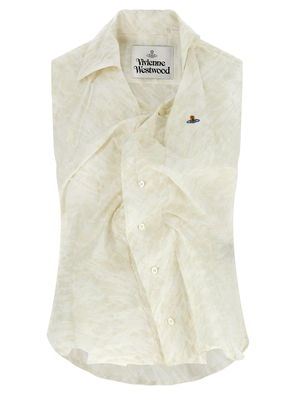 Beige Cotton Blouse