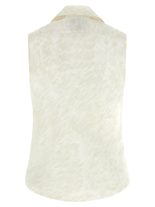 Beige Cotton Blouse