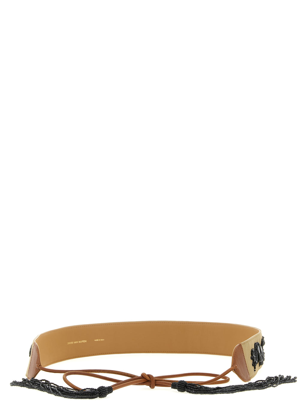 Brown Cotton Regular Belt
