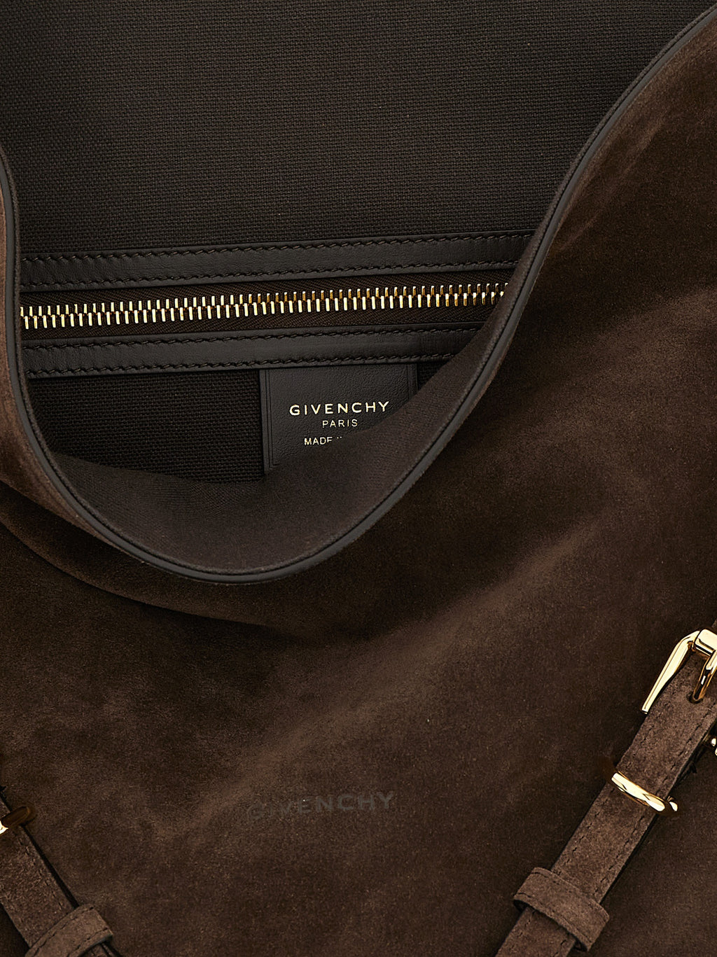 Brown Calfskin Shoulder Bag