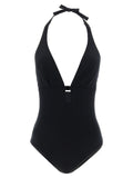 Black Polyamide One-Piece Swimsuit