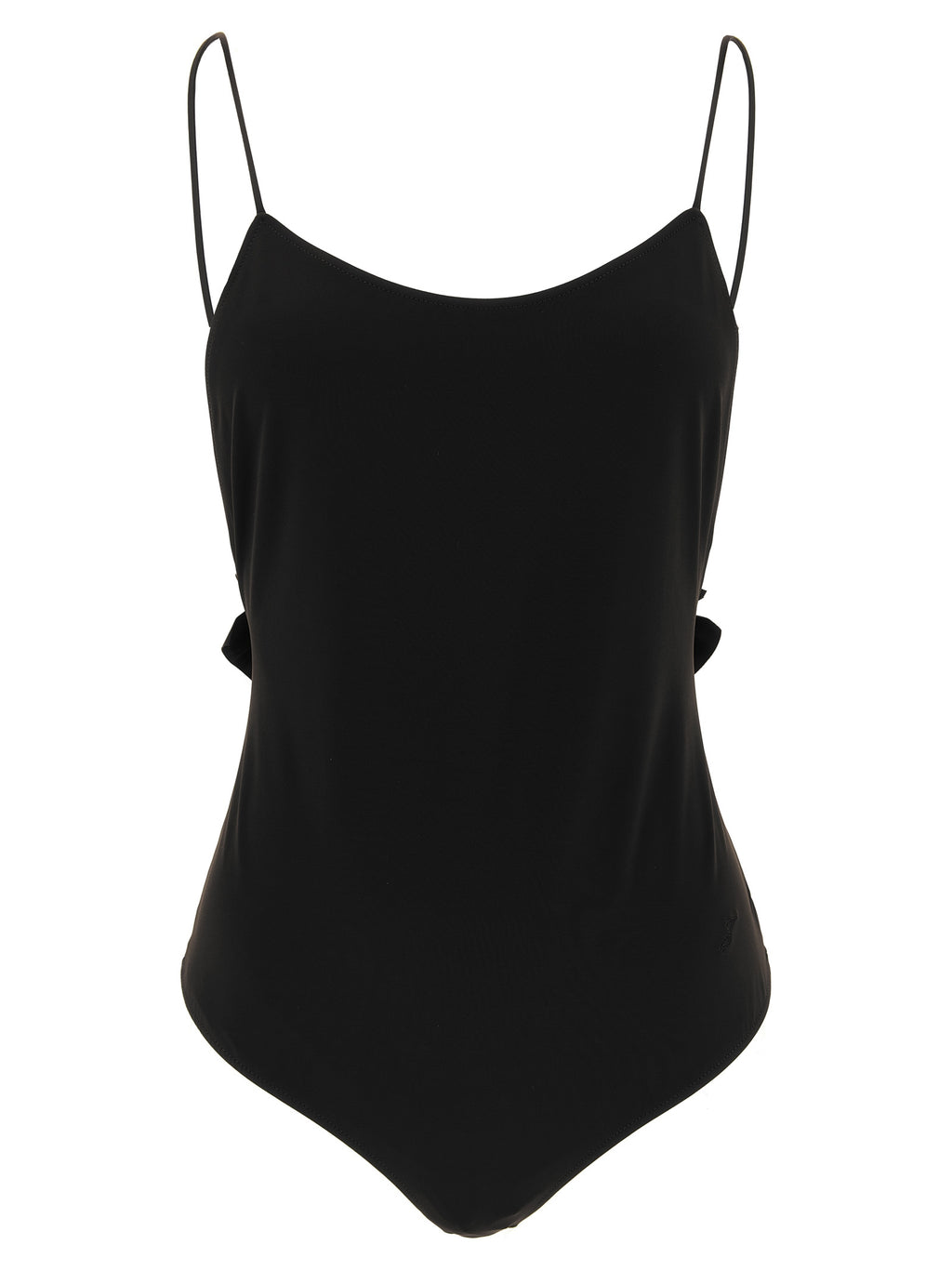 Black Polyamide One-Piece Swimsuit