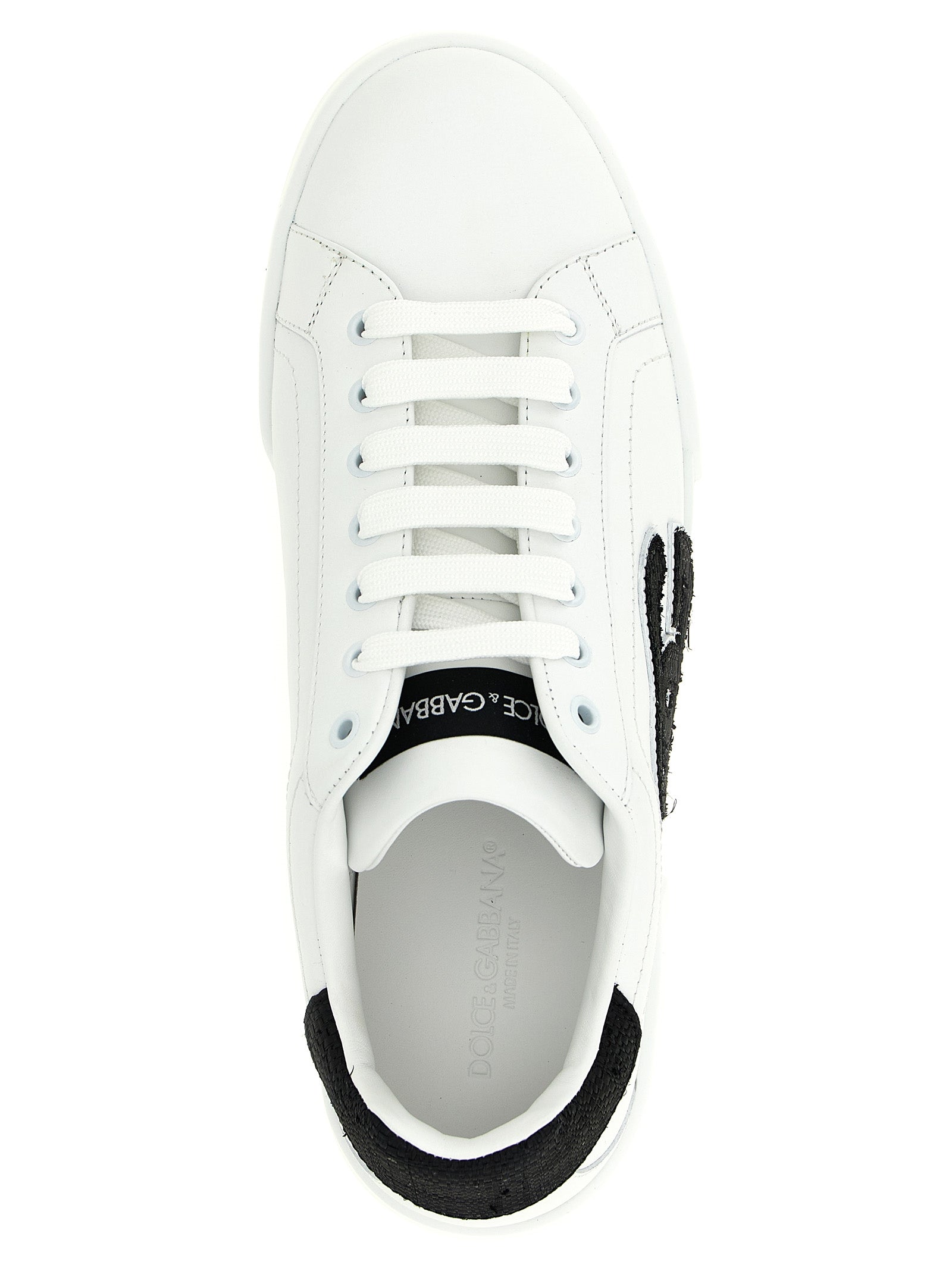 Bicolor Calfskin Low Top Sneakers