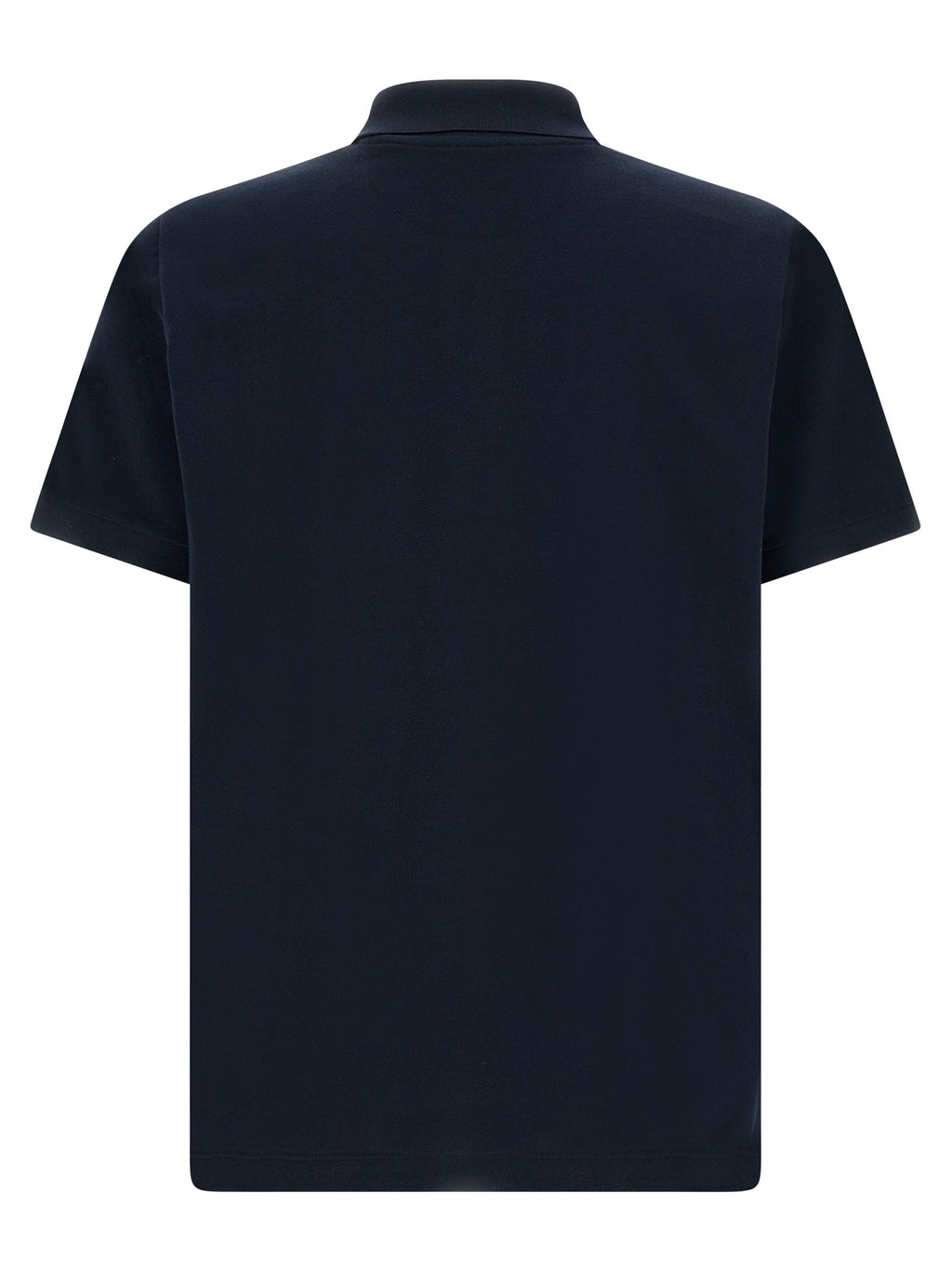 Blue Cotton Polo Shirt
