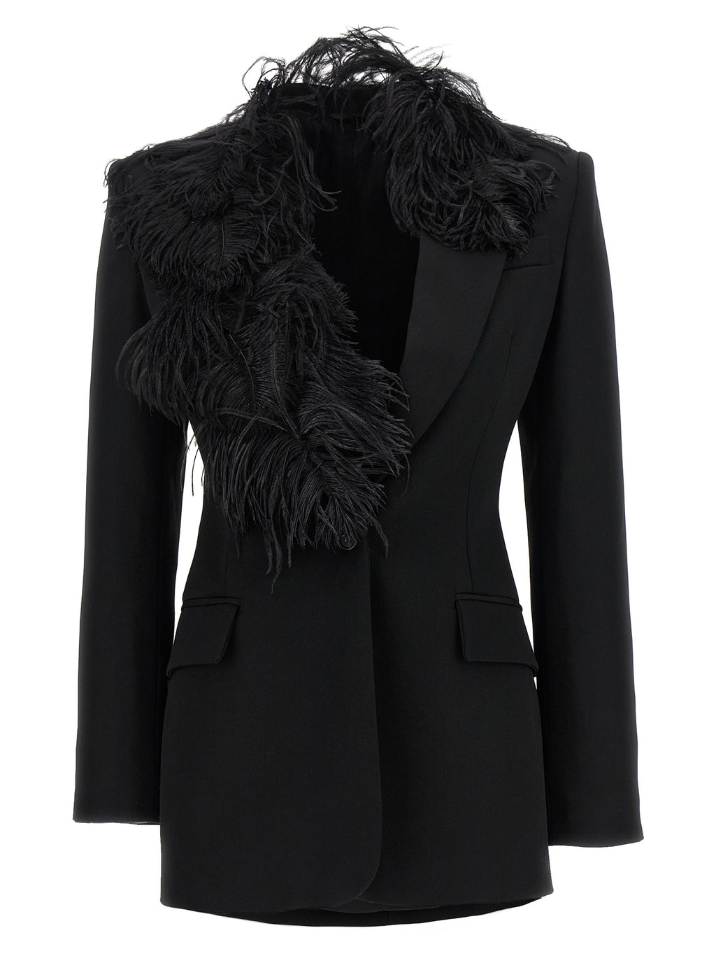 Black Virgin Wool Blazer