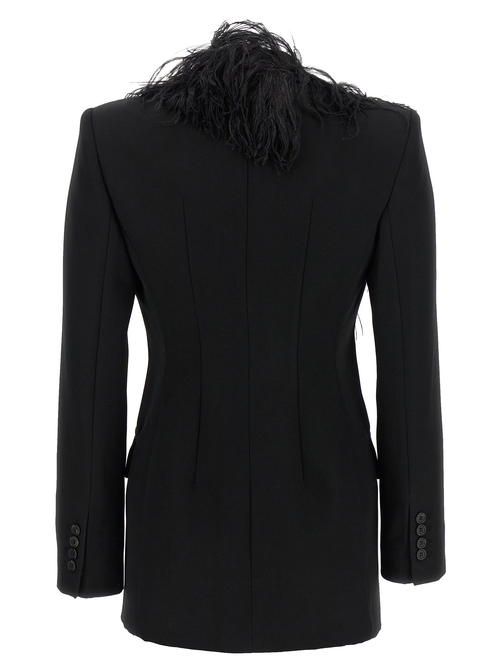 Black Virgin Wool Blazer