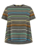 Multicolor Viscose T-Shirt