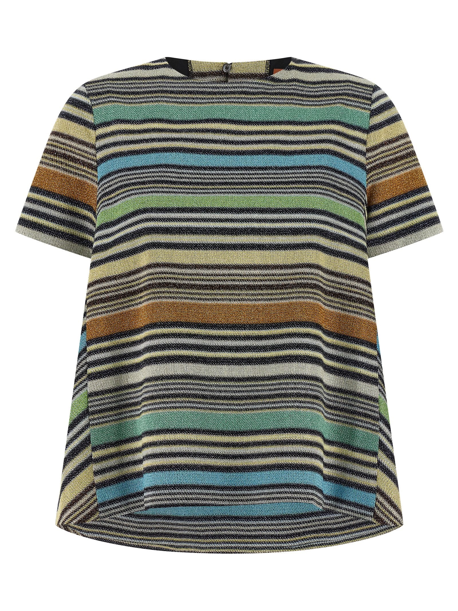 Multicolor Viscose T-Shirt