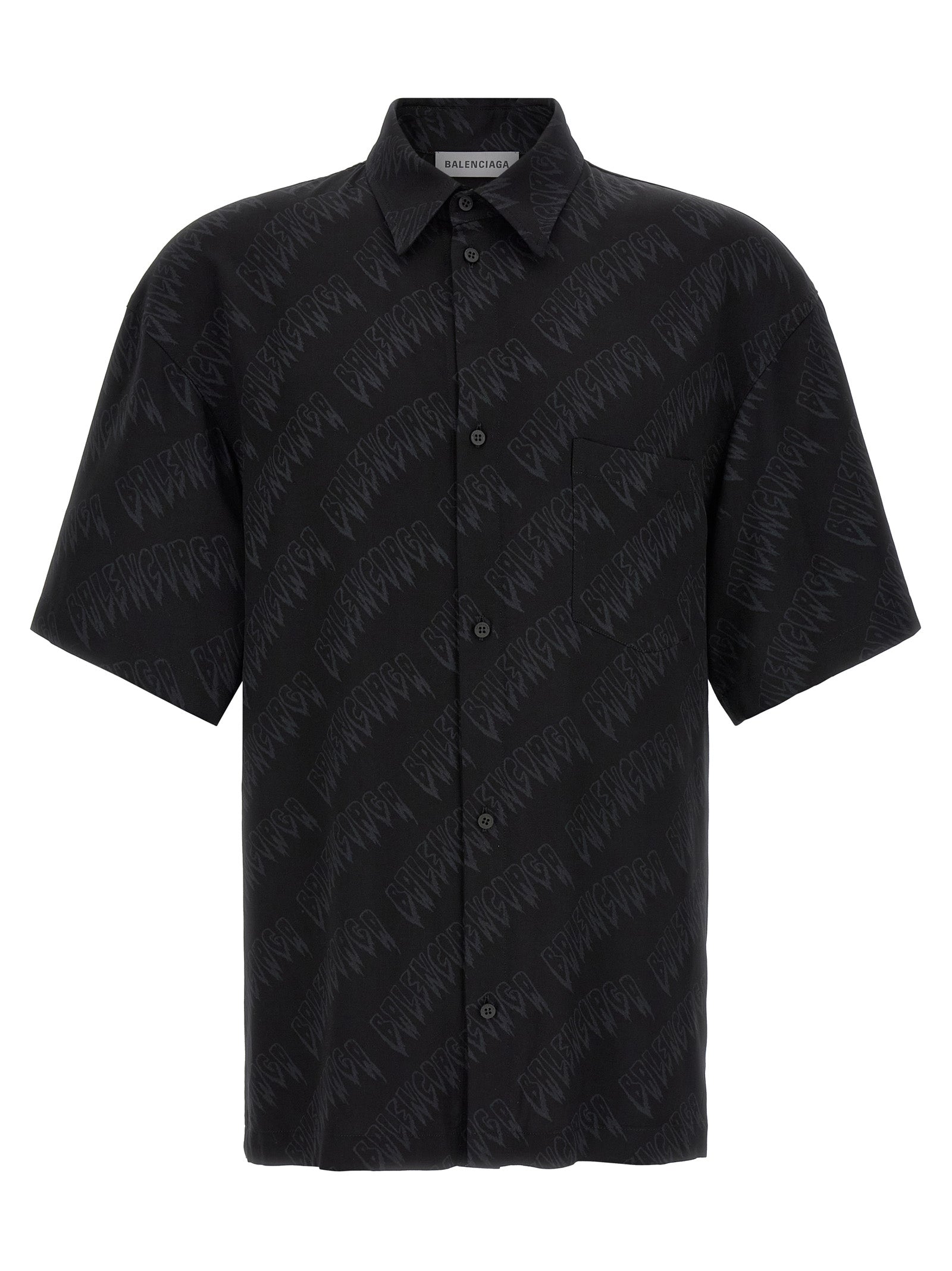 Black Viscose Blouse